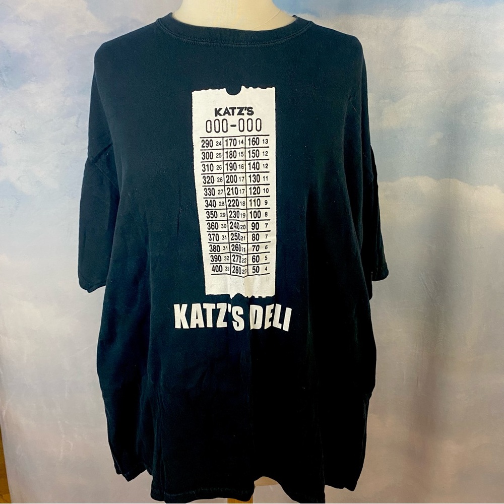 Black NYC Famous Katz's Deli Graphic Tee